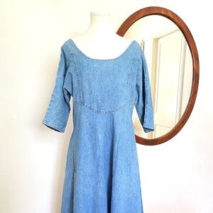 Vintage Denim Dress